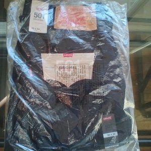 Levi's 501 Black Brand New in Plastic 30x34